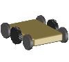 Robot Rover with 6 self-powered wheels